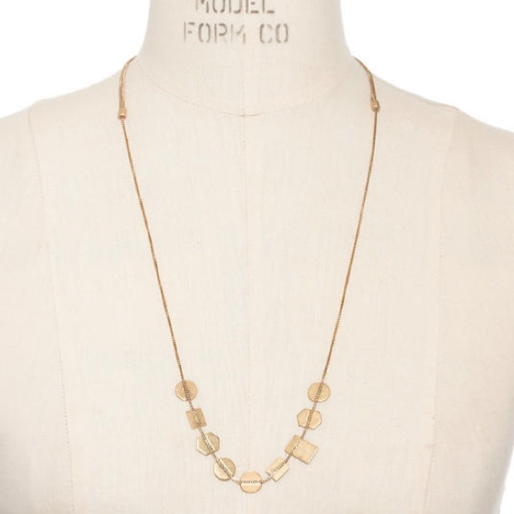Madewell holding pattern adjustable necklace